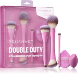 BrushArt Double Duty 5-Piece Essentials Brush & Sponge Set Pinselset