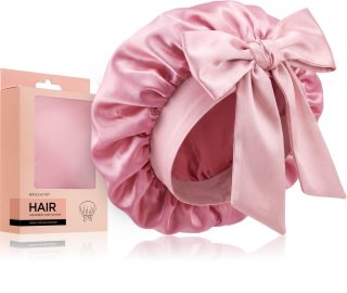 BrushArt Hair Adjustable Satin Bonnet hair turban for hair Candy Pink 1 pc