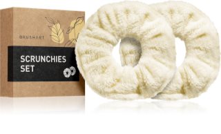 BrushArt Home Salon Towel scrunchie hajgumik Cream