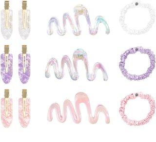 Brushworks Complete Everyday Hair Clip & Scrunchie Set Coffret cadeau pour cheveux