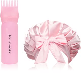 Brushworks Overnight Hair Care Set Coffret cadeau pour cheveux