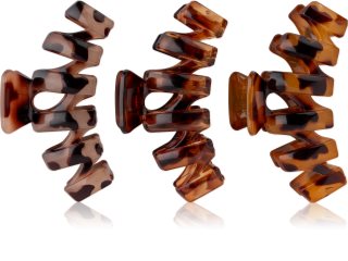 Brushworks Tortoiseshell Claw Clips Hårklips 3 stk.