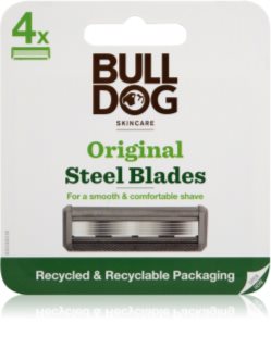 Bulldog Original Steel Blades vaihtoterät 4 kpl