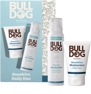 Bulldog Sensitive Duo Gavesæt til krop og ansigt til mænd
