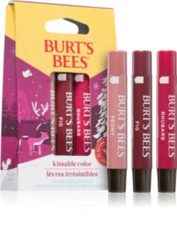 Burt’s Bees Festive Kissable Color Set mit Lipglosses
