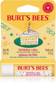 Burt’s Bees Birthday Cake bálsamo labial com cera de abelha sabor Vanilla Cake 4.25 g
