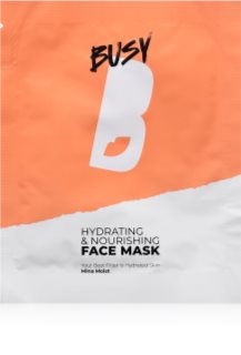 BusyB Hydrating & Nourishing Face Mask hydratačná a vyživujúca maska na tvár 1 ks