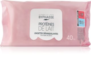 BYPHASSE Proteines De Lait cleansing wipes for the face 40 pc
