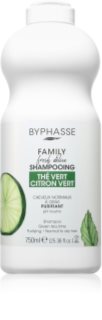 BYPHASSE Lime & Green shampoo ultra lenitivo per capelli normali e grassi e cuoi capelluti sensibili 750 ml