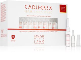 CADU-CREX Hair Loss HSSC Initial Hair Loss tratament de păr pentru bărbați împotriva căderii incipiente a părului pentru bărbați 20x3,5 ml