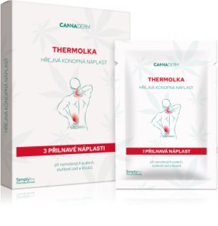 Cannaderm Thermolka hrejivá náplasť 3 ks