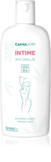 Cannaderm Intime Čisticí emulze emulze pro intimní hygienu s konopným olejem 200 ml