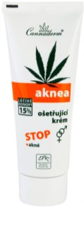 Cannaderm Aknea Face Cream crème traitante pour peaux à problèmes 75 g