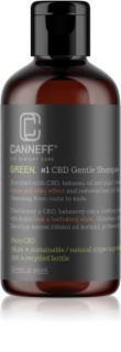 Canneff Green CBD Gentle Shampoo Regenerating Shampoo for shiny and soft hair 200 ml