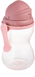 Canpol babies Sport Cup sportovní láhev s brčkem Pink 12m+ 370 ml