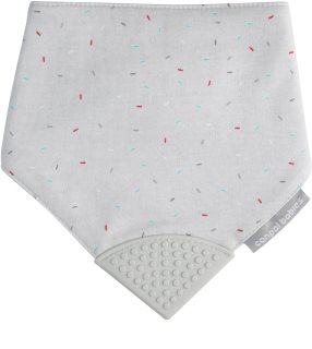 Canpol babies Cloth Bib with Teether bryndák s kousátkem
