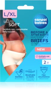 Canpol babies Maternity Briefs terhességi és szülés utáni alsóneműk 2 az 1-ben