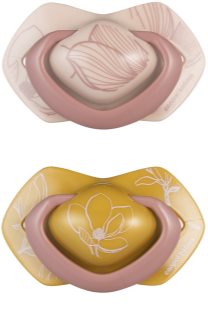 Canpol babies Light Touch Gold napp 18m+ Pink 2 st.