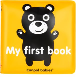 Canpol babies Soft Playbook contrast educational book with squeaker 1 pc