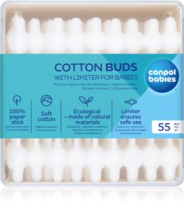 Canpol babies Hygiene Wattestäbchen für Kinder 56 St.