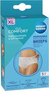 Lot De 8 Slips Jetables Maternité - Coton Doux, Taille Unique - Pour Post-partum Et Césarienne - Confort Et Protection