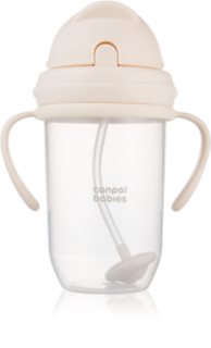 Canpol babies Cup kubek z odważnikiem Nude 6m+ 270 ml