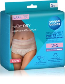 Canpol babies Pants With Postpartum Pad Wöchnerinnen-Slips Einwegprodukt