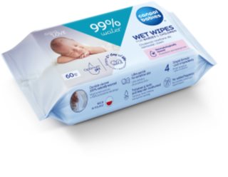 Canpol babies Wet Wipes 99% Water παιδικά απαλά υγρομάντηλα 60 τμχ