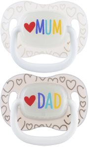 Canpol babies MUM&DAD dudlík 0-6 m 2 ks