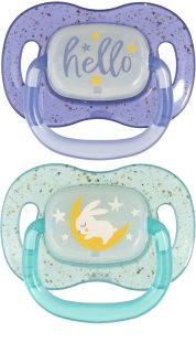 Canpol babies NIGHTGLOW Boy chupeta 6-18 m 2 un.