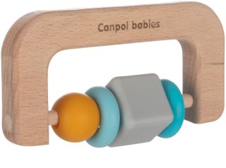 Canpol babies Teethers Wood-Silicone dentaruolo 1 pz
