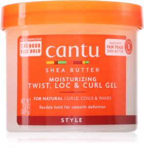 CANTU Shea Butter Moisturizing Twist, Loc & Curl Gel stylingový krém pro definici a tvar 370 g