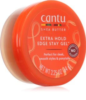 CANTU Shea Butter Extra Hold Edge σταθεροποιητικό τζελ για σπαστά και σγουρά μαλλιά με βούτυρο καριτέ 67 ml