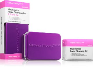 Carbon Theory Vaporeize Facial Cleansing Bar Näoseep niatsiinamiidiga 80 g