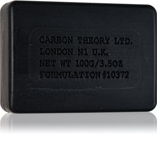Carbon Theory Charcoal & Tea Tree Oil mydło oczyszczające w kostce do łagodzenia 100 g