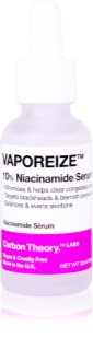 Carbon Theory Vaporeize 10% Niacinamide Serum sérum facial com niacinamida e zinco 30 ml