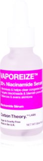 Carbon Theory Vaporeize 20% Niacinamide Serum sérum facial com niacinamida e zinco 30 ml