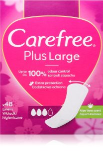 Carefree Plus Large Aloe dnevni ulošci s aloe verom 48 kom