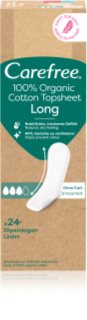 Carefree Organic Cotton Long absorbante 24 buc