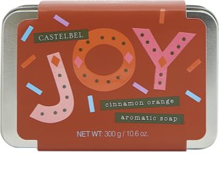 Castelbel Charming Soaps Cinnamon Orange bar soap in a tin 300 g