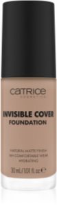 Catrice Invisible Cover Foundation hosszan tartó és erősen fedő alapozó matt hatással
