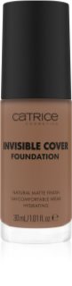 Catrice Invisible Cover Foundation fond de teint liquide couvrant effet mat teinte 055W 30 ml