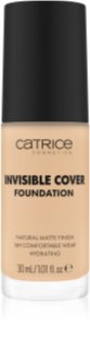 Catrice Invisible Cover Foundation fond de teint liquide couvrant effet mat teinte 010W 30 ml