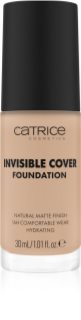 Catrice Invisible Cover Foundation fond de teint liquide couvrant effet mat teinte 015W 30 ml