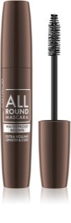 Catrice Allround řasenka pro prodloužení, natočení a objem voděodolná odstín 020 Brown 12 ml