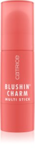 Catrice Blushin' Charm Multi Stick róż do policzków z rozświetlaczem w sztyfcie odcień 020 Coral Cutie 5.5 g
