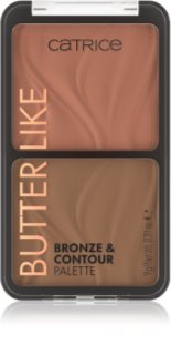 Catrice Butter Like Bronze & Contour kontúrovacia paletka na tvár s bronzerom odtieň 020 Shape It My Way 9 g