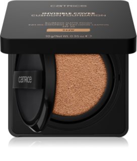 Catrice Invisible Cover Cushion Foundation matujúci make-up v hubke SPF 30 odtieň 044W 10 g