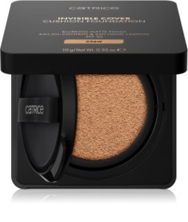 Catrice Invisible Cover Cushion Foundation matujúci make-up v hubke SPF 30 odtieň 036W 10 g