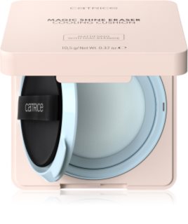 Catrice Magic Shine Eraser Cooling Cushion mattító primer hűsítő hatással árnyalat C010 Cool Cloud 10.5 g